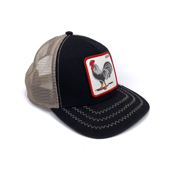 Goorin Bros Other - GOORIN BROS. The C ock Baseball Trucker Hat Black Tan